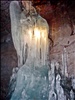 Ice Waterfall - Crystal Ice Cave, Lava Beds National Monument